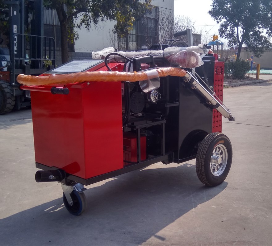 100升大容量灌缝机进行沥青灌缝操作步骤有哪些？